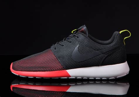 schuh nike roshe run mesh uppers herren schwarz rot|roshe run shoes.